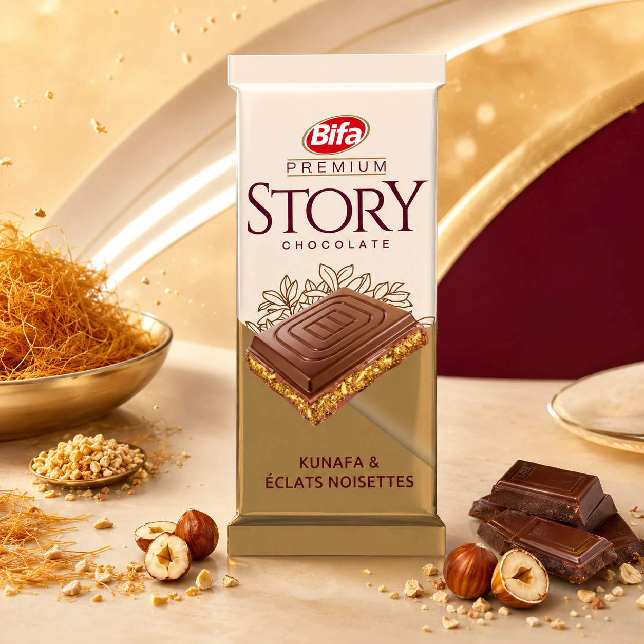 Story Tablette Kunafa & Eclats Noisettes