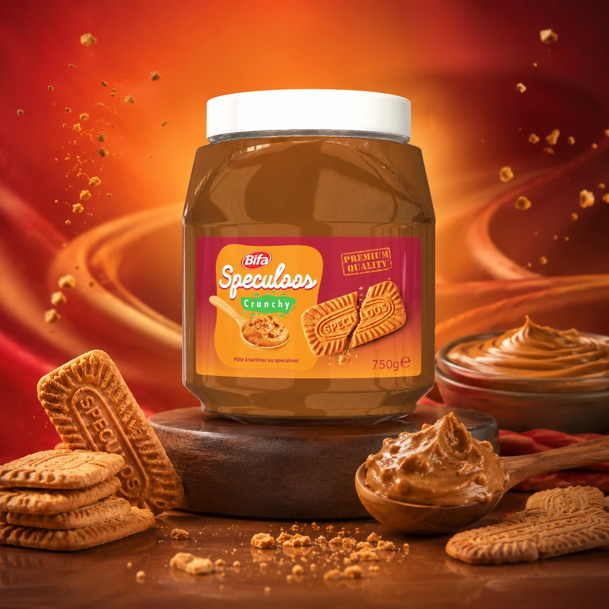 Pâte à tartiner Crunchy 750g
